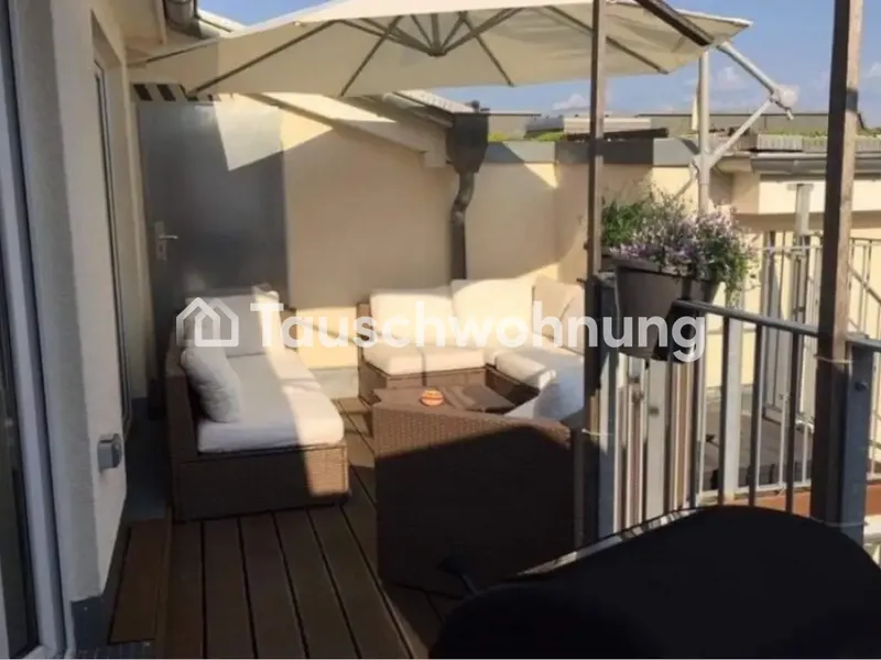 Tauschwohnung: Helle Dachgeschoss Wohnung mit Terrasse — photo 1